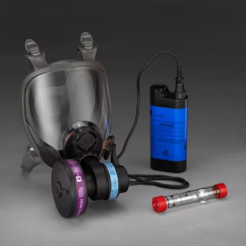 3M Powerflow 6900PF Face-Mounted Powered Air Purifying Respirator - Medium