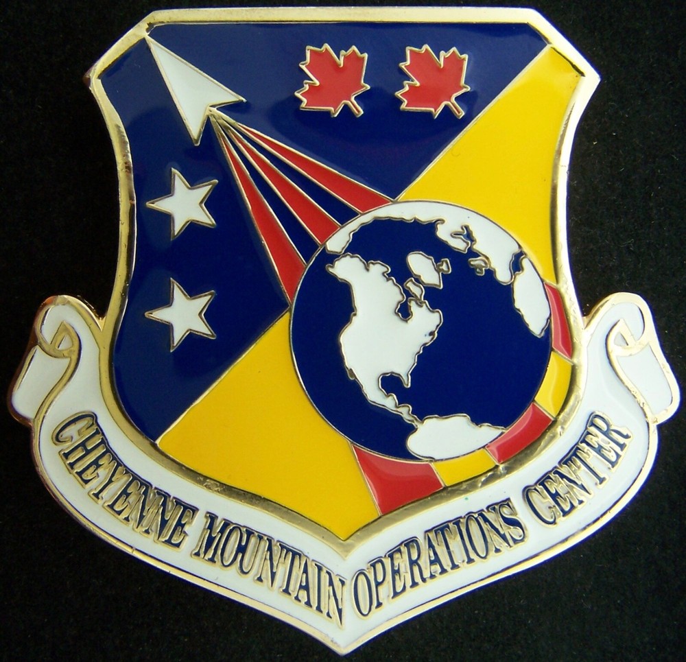 Cheyenne Mountain Operations Center NORAD Challenge Coin