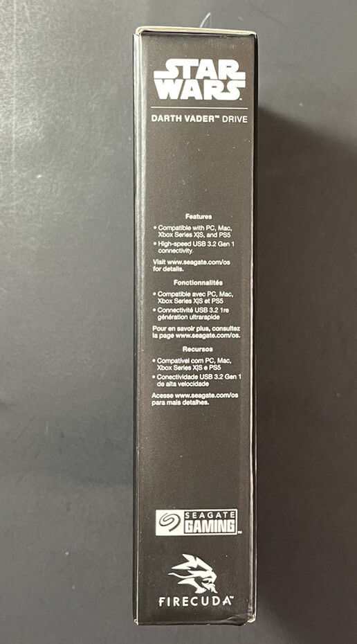 Seagate FireCuda External Gaming Hard Drive 2TB [ Star Wars Darth Vader ] NEW