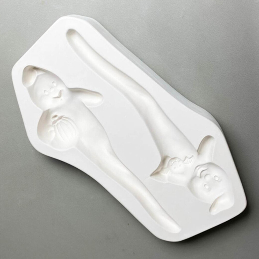 Ghosts Stake Glass Fusing Kiln Mold