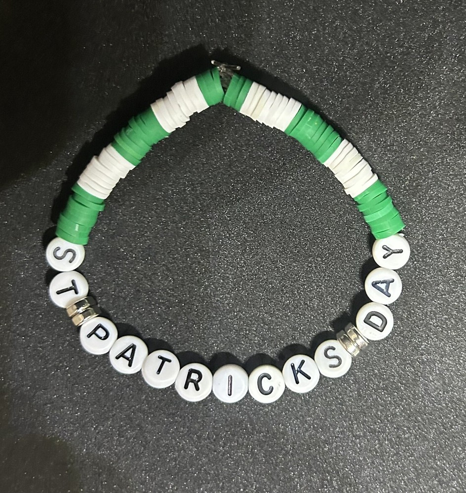 St. Patrick's Day Heishi Bracelet