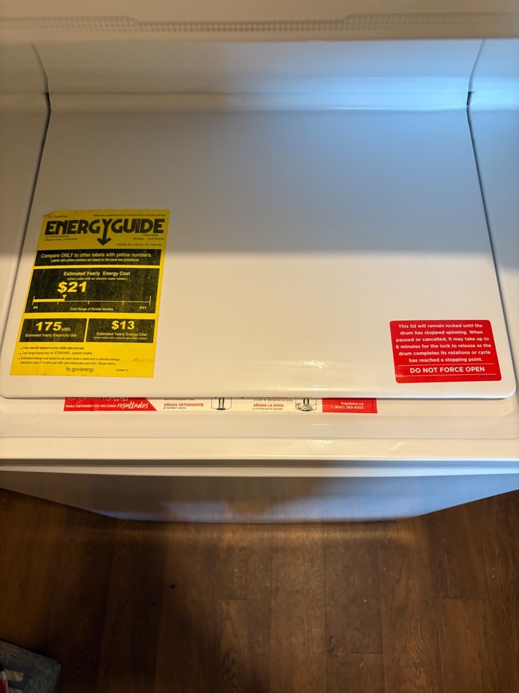 washer and dryer set stackable used. frigidaire quiet pack