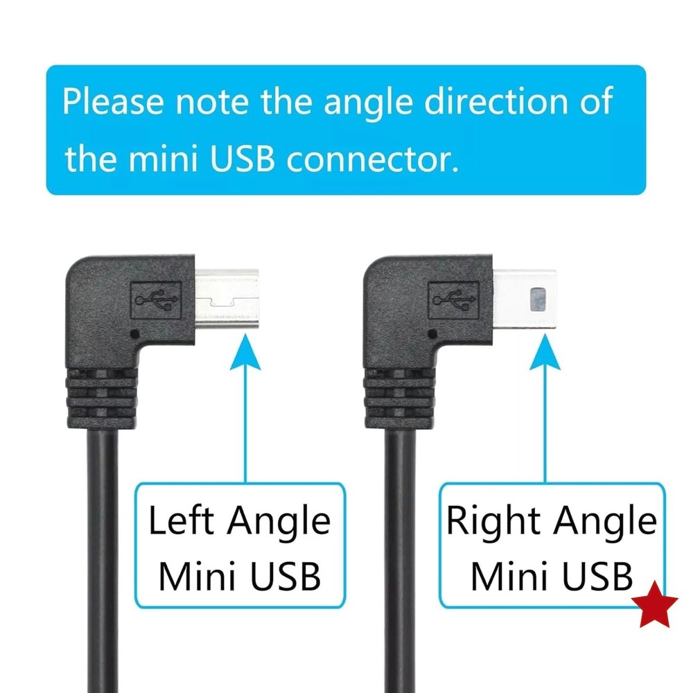 USB Car Charger Cable Power Cord Supply Effortless Setup for Camera GPS