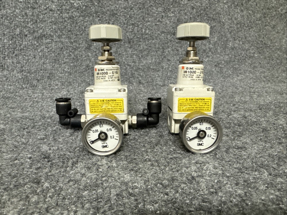 SMC IR1000-01G Precision Modular Air Regulator Used