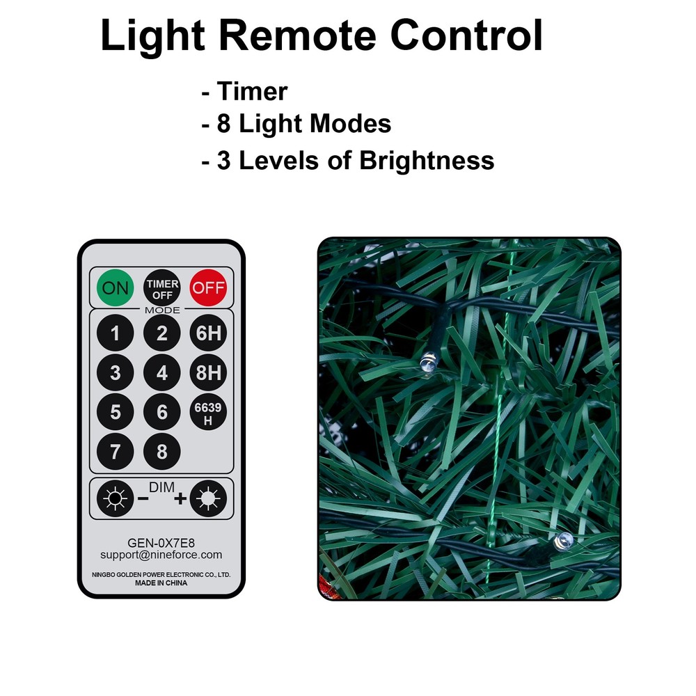 6FT Pop Up Christmas Tree Prelit Pull Up Artificial Xmas Trees with LED Lights