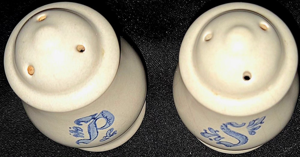 Vintage Pfaltzgraff Yorketown Pattern Salt and Pepper Shakers