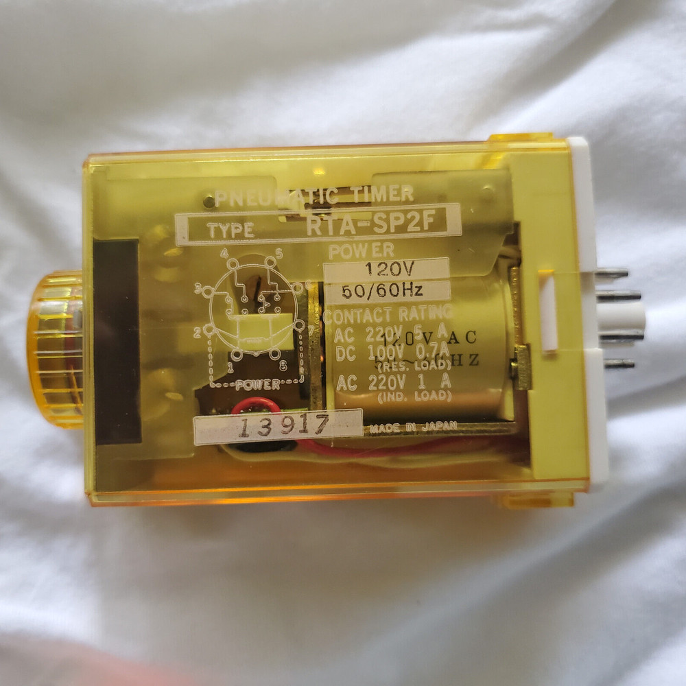 IDEC RTA-SP2F PNEUMATIC TIMER RELAY