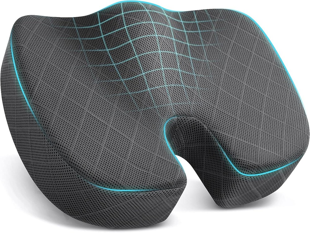TushGuard Memory Foam Seat Cushion Sciatica Relief