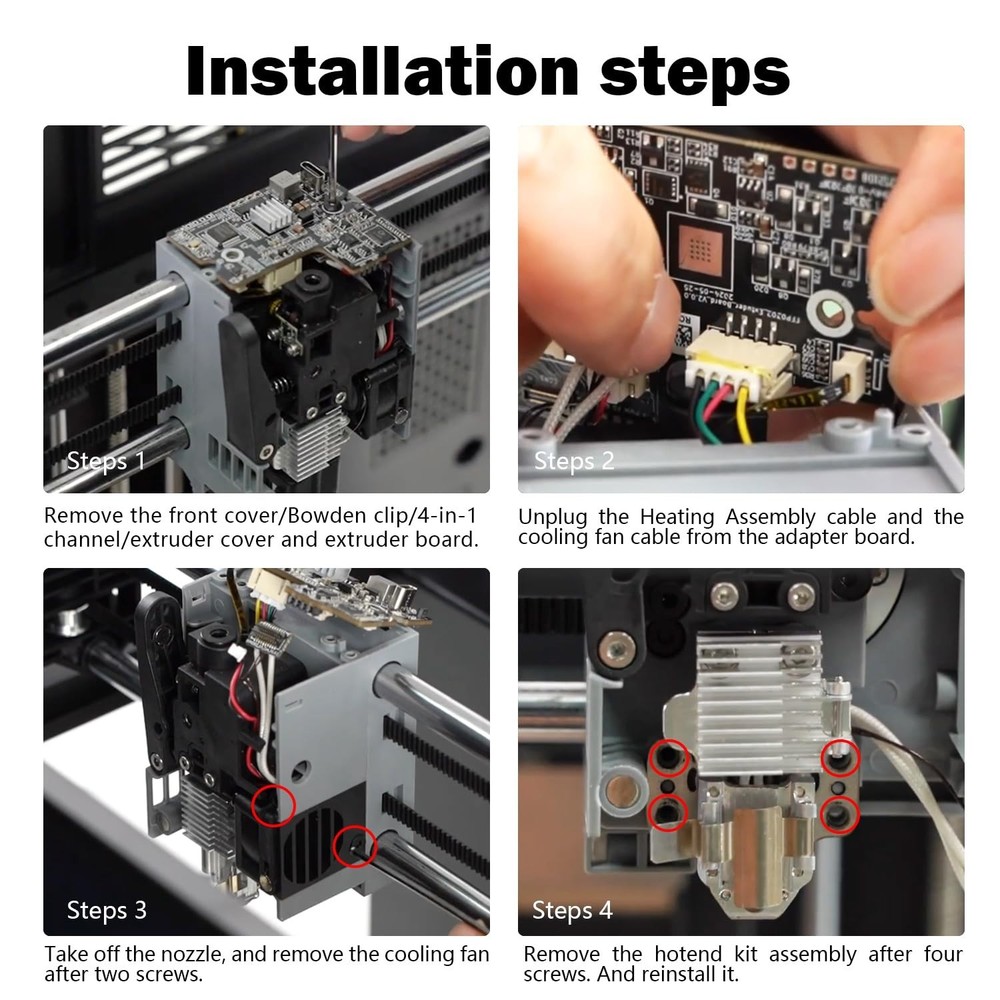 Temperature Sensor Kit for Flashforge AD5X