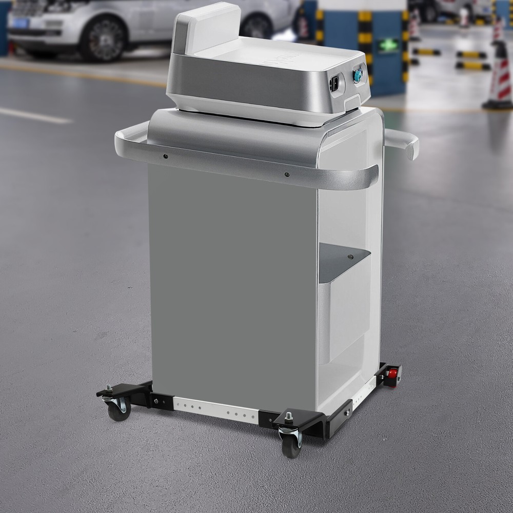 600lbs Adjustable Mobile Base Heavy Duty Rectangular Mobile Base w/ Wheels