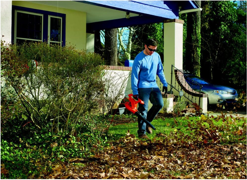 Electric Leaf Blower, 7-Amp