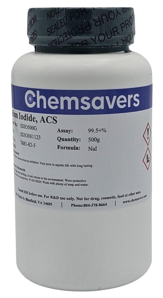 Sodium Iodide, ACS, 99.5+%, 500g