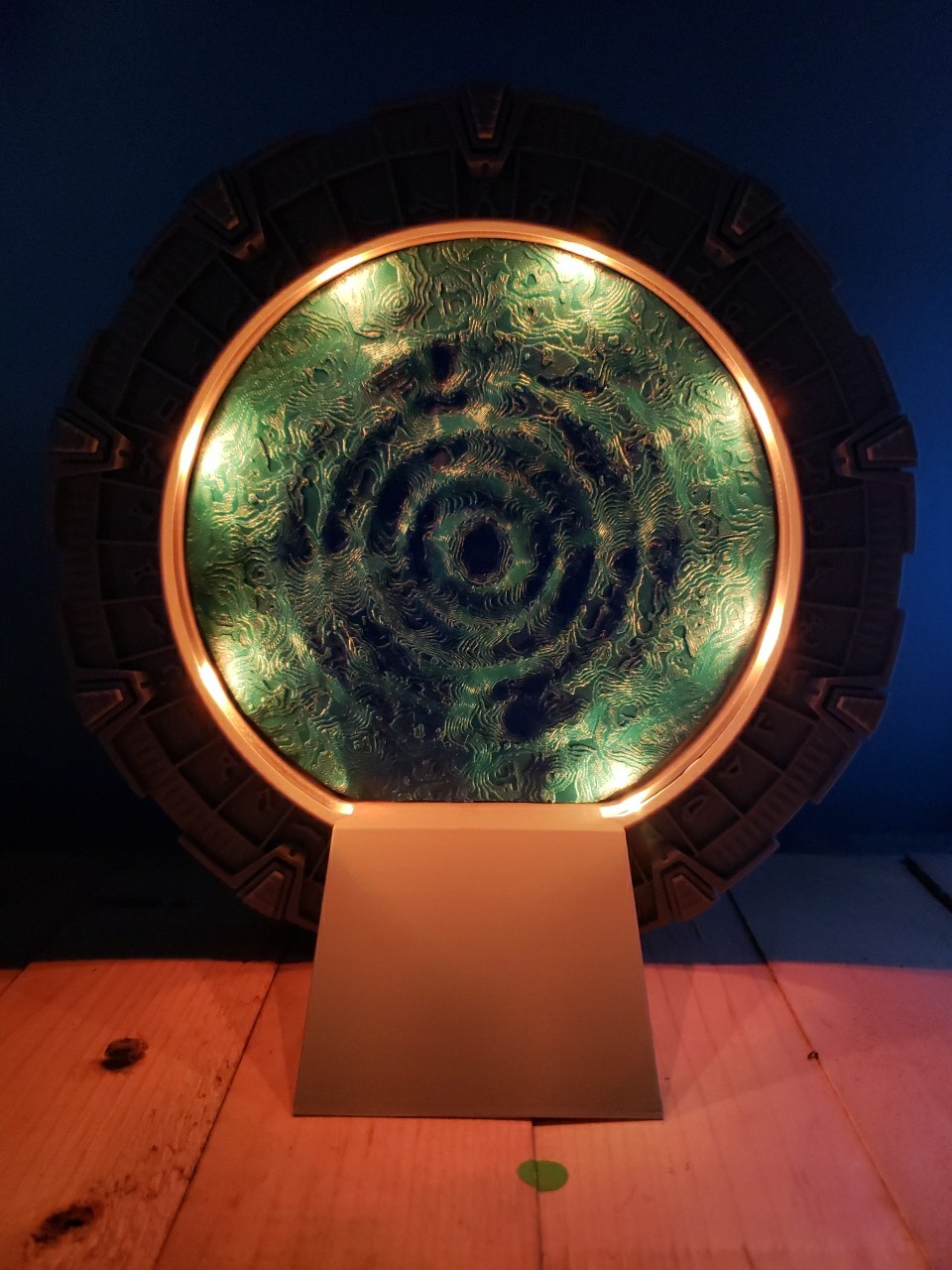 3D Printed 8.25" Stargate LED Decor - SG1 - Scifi - Novelty - Free Shipping -