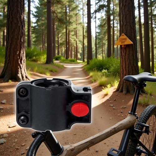 Black Bicycle Lock Mount Holder, Universal Frame Support for U-Lock, Cable