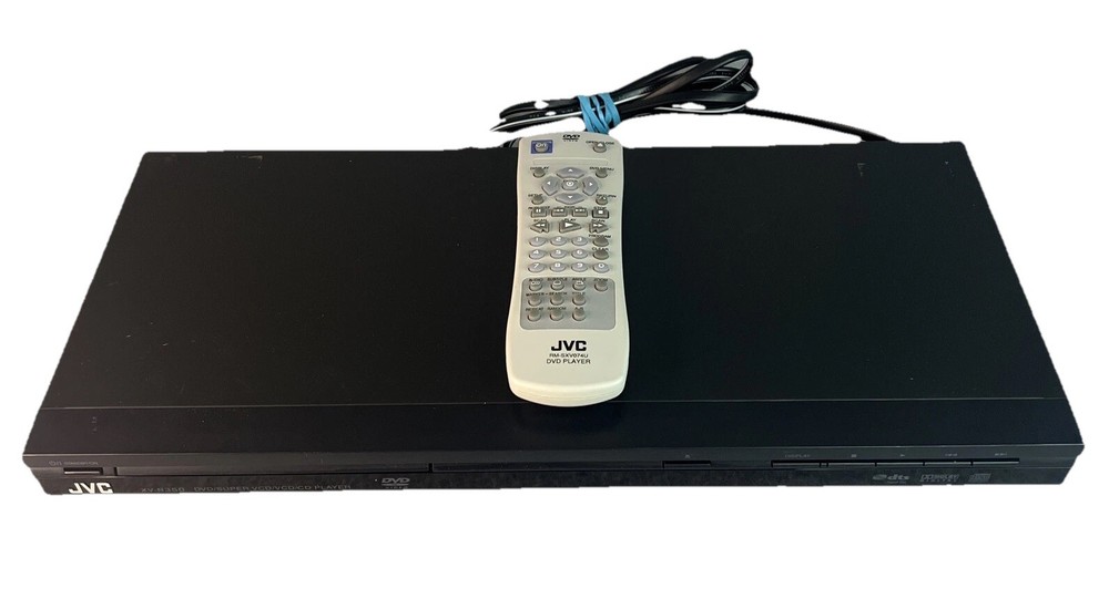 JVC DVD Player + Remote Control   XV-N350 Black Tested  EUC