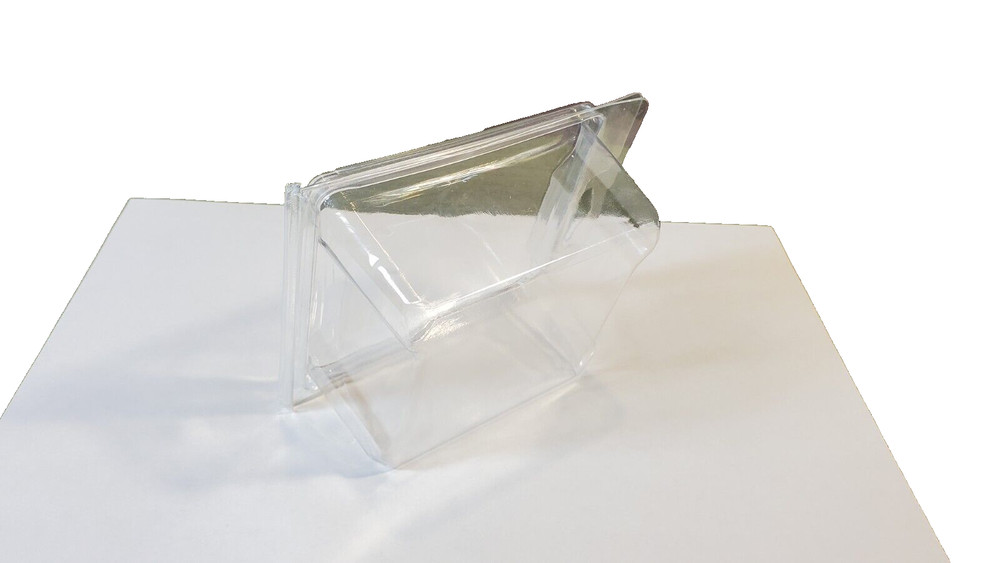 Clamshell Retail Product Container with Tab Restaurant Bakery Hardware 420 Count