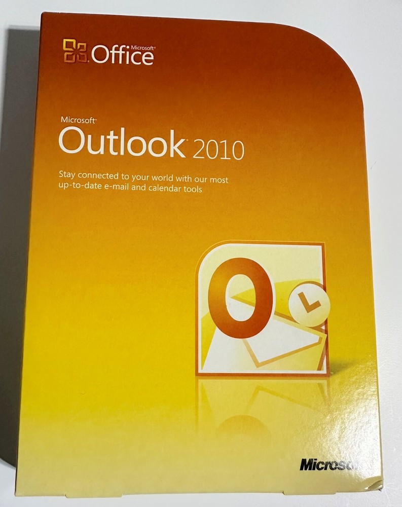 Microsoft Office Outlook 2010 OPEN BOX, Mail Management  NOT for Windows 10/11