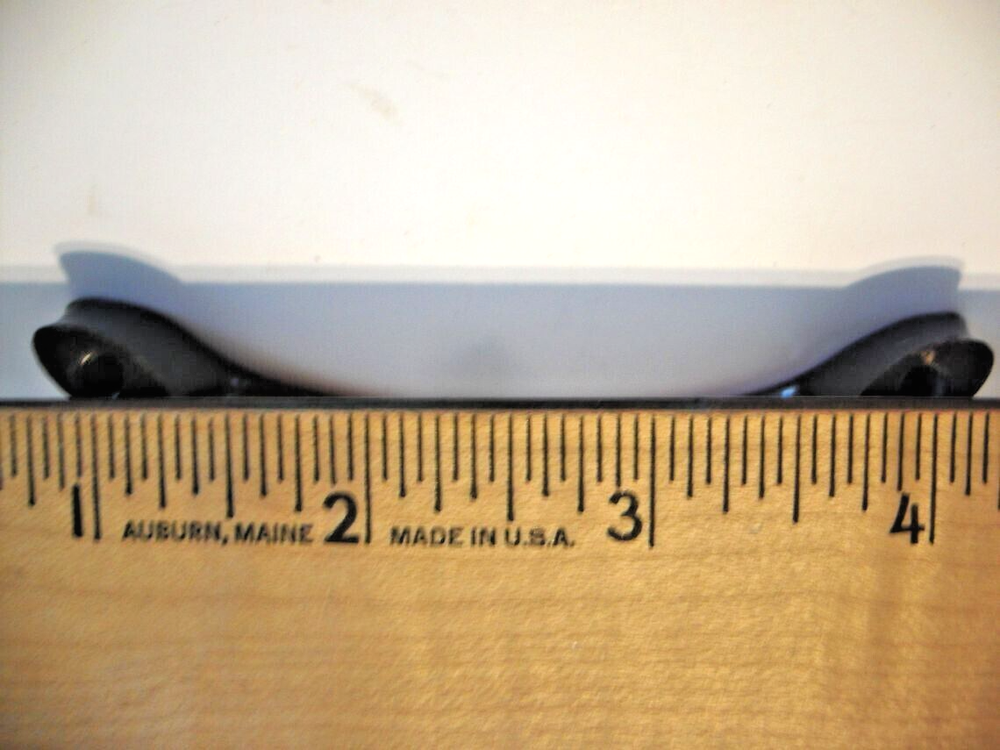 Vintage Nos Copper Flash Curved Drawer Pull Cabinet Door Handle Ajax