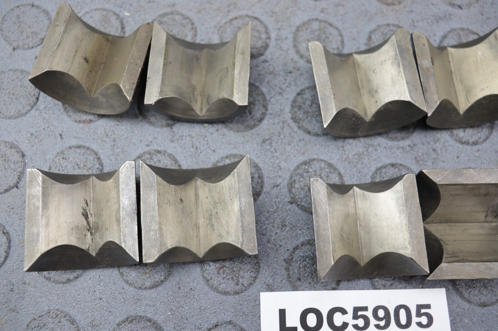 HARDINGE ( 7/8'' SQUARE ) B16 COLLET PADS READ DESCRIPTION ! LOC5905