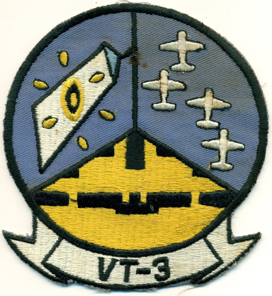USN TRAINING SQUADRON 3 (VT-3) PATCH