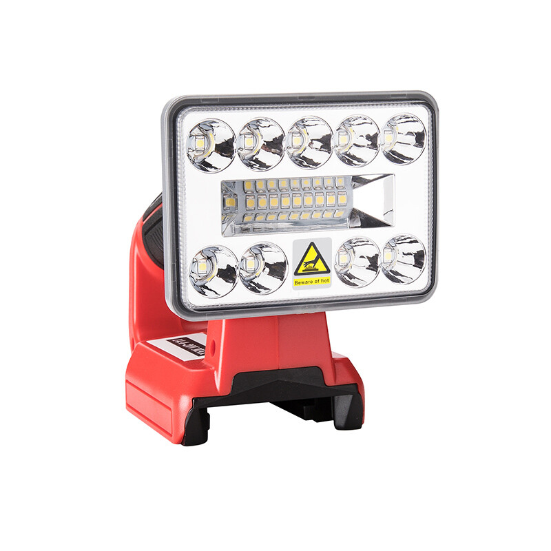 Cordless LED Work Light for Milwaukee 18V Battery 9W 1000LM Flashlight Spotlight