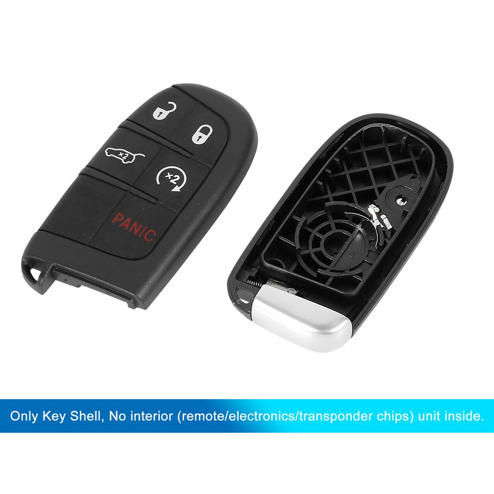 Key Shell Case fits for Jeep Compass 2017~2018 - 1 pcs