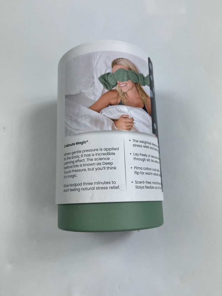Nodpod The Weighted Blanket for your EYES. Green