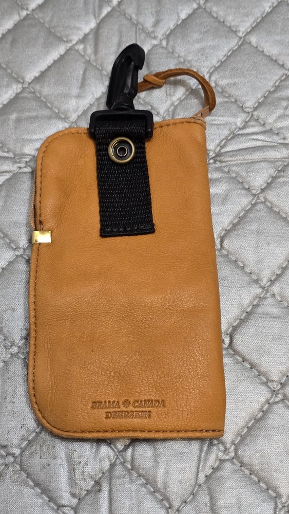 Brama Deer Leather Golf Pouch Case holder accessory with Tools and Tees - Nice!