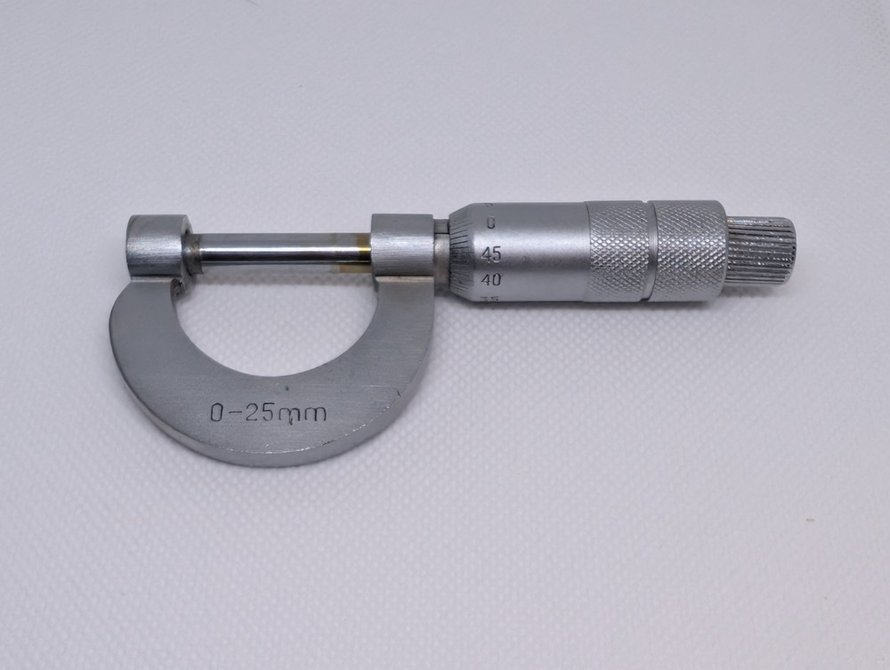Vintage 0-25mm Outside Micrometer 1970's