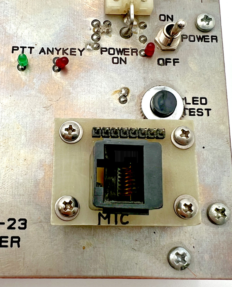 MIC TESTER ASY-0500-23 UNTESTED