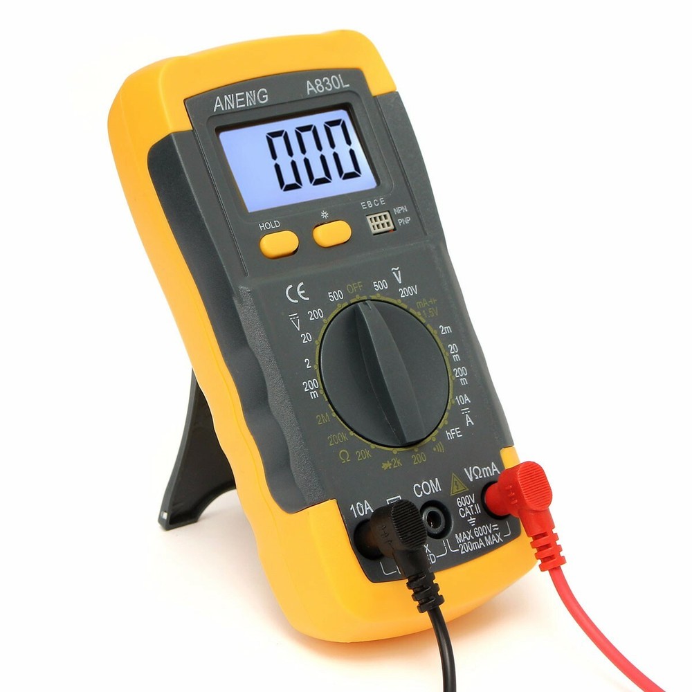 Digital Multimeter AC DC Voltmeter Ammeter Ohmmeter Volt Resistance Tester Meter
