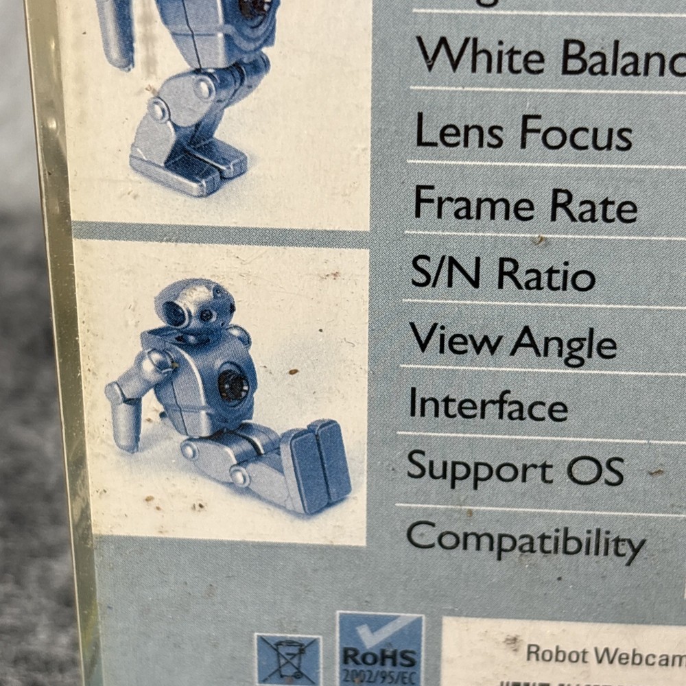 🤖 Rare USB 1.1 Robot Webcam Poseable Gamer Collectible Tech 🤖