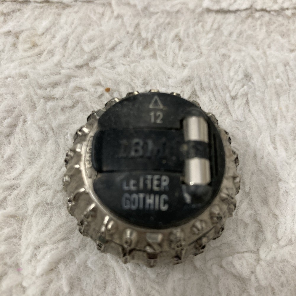 IBM Selectric "12" Letter Gothic Typewriter Ball