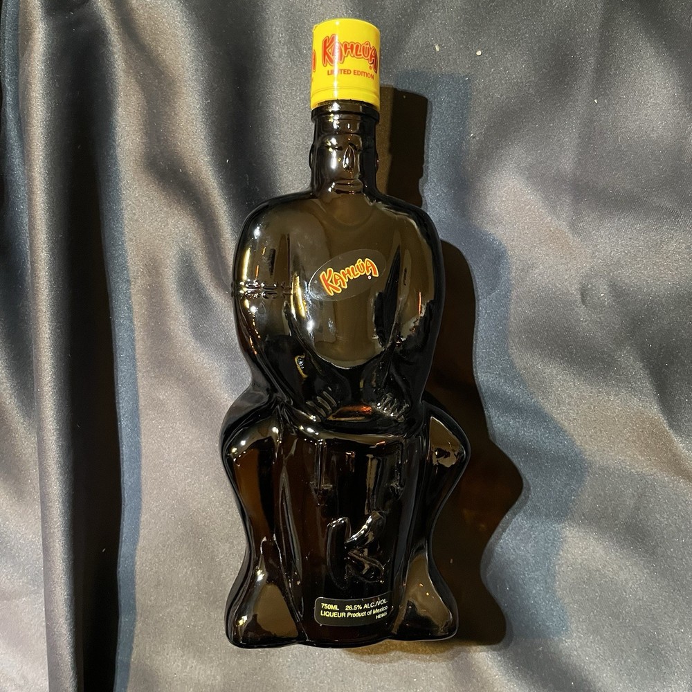 Vintage Kahlua Limited Edition 750ml Bongo Player Bottle