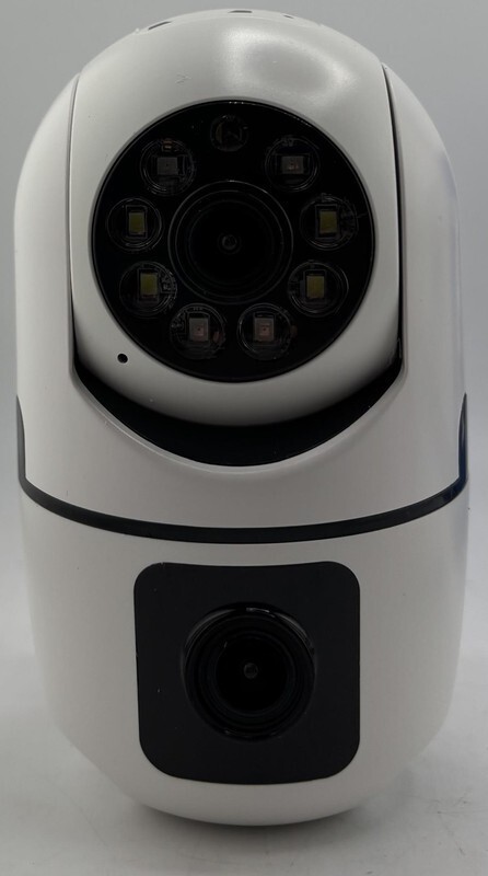 CT211 DUAL-LENS WIRELESS NETWORK CAMERA 5V WHITE TWO-WAY AUDIO