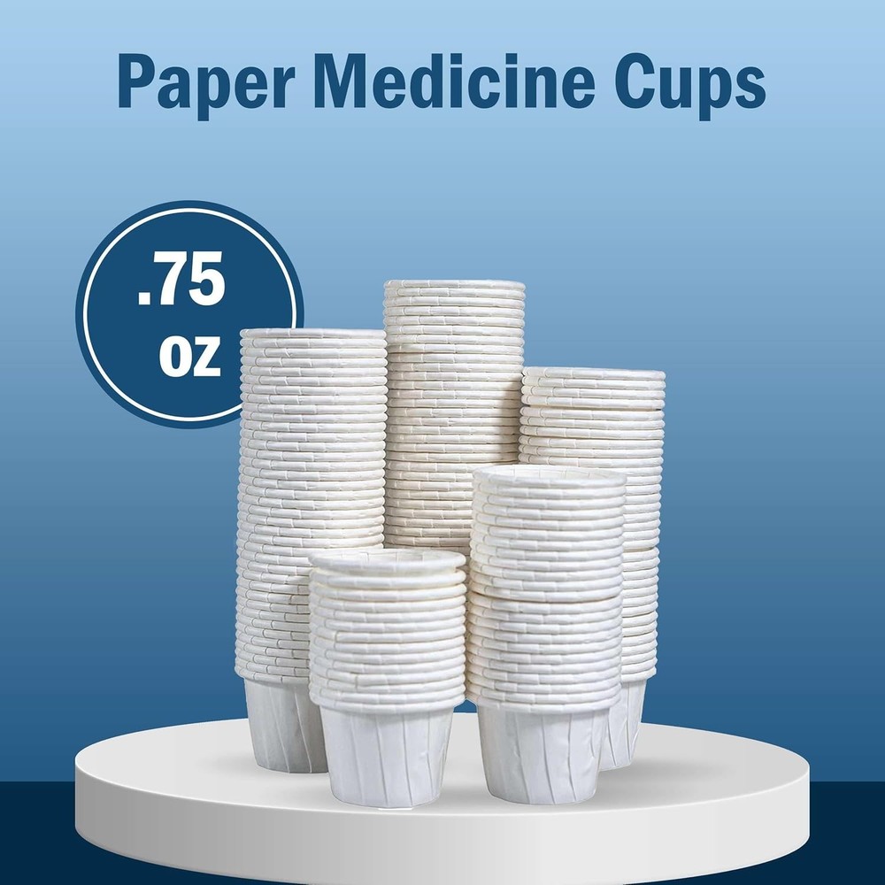 Medicine Portion Cups Disposable 0.75oz 250 Pack