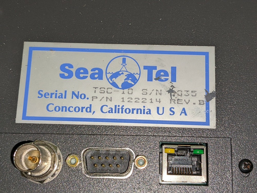 Sea Tel TSC-10 Touchscreen Control Unit Untested (M7)
