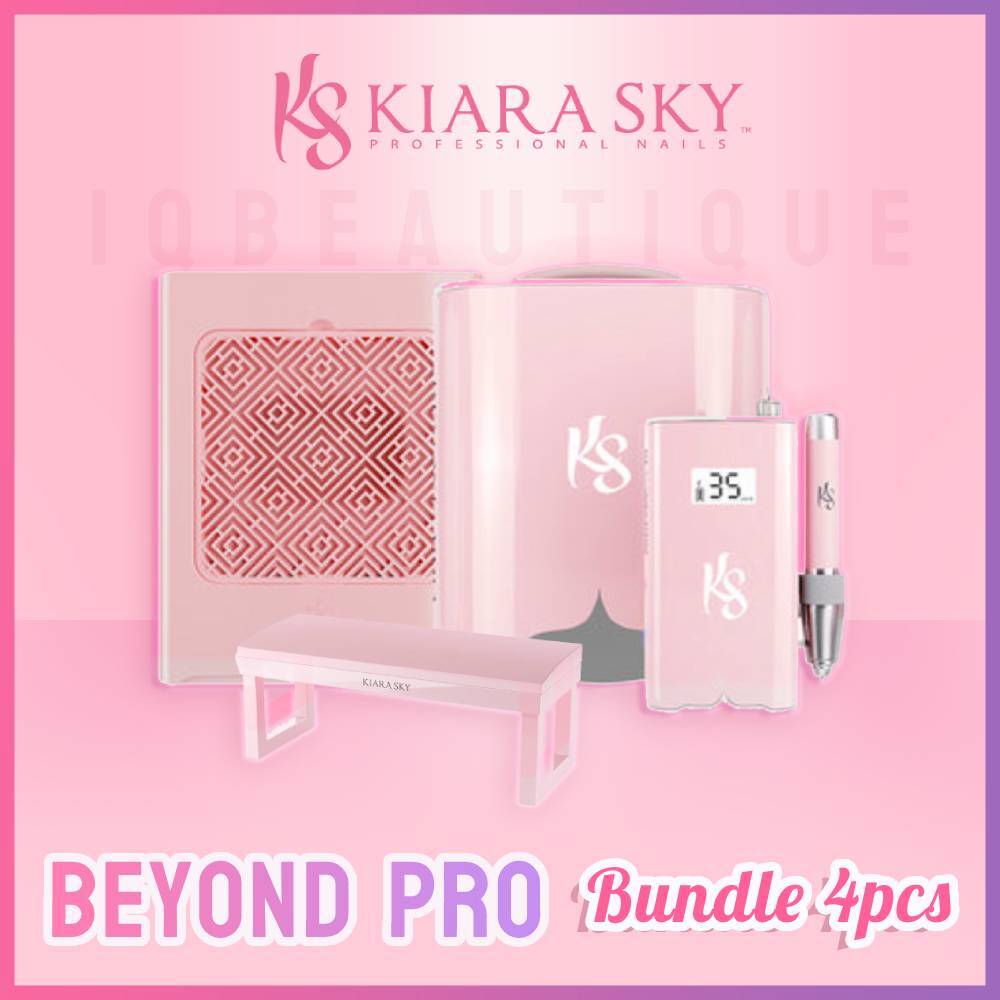 Kiara Sky Beyond Pro BUNDLE 4PCS Everything in Pink: Lamp, Drill, Dust, Arm