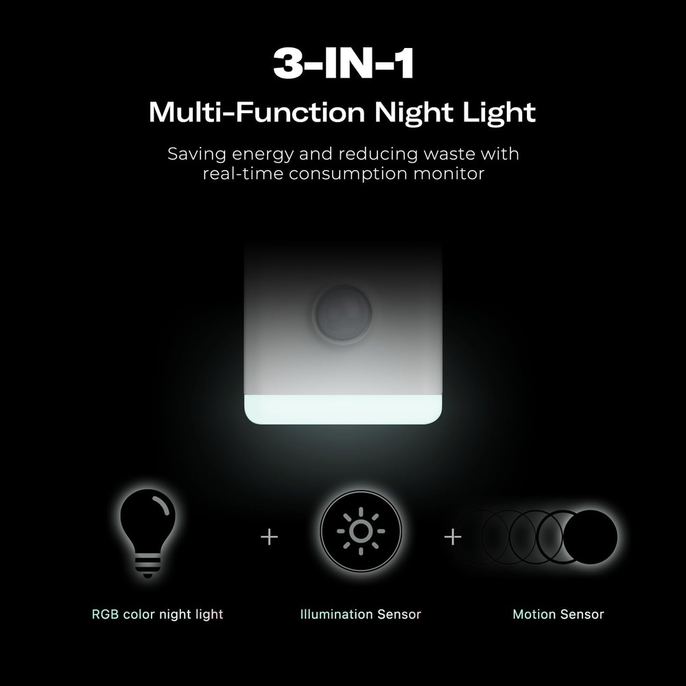 THIRDREALITY Multi-Function Night Light, Zigbee Repeater, 3-in-1 Combines a M...