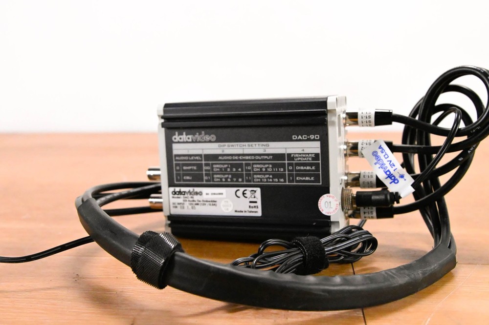 Datavideo DAC-90 SDI Audio De-Embedding Box CG01RF2