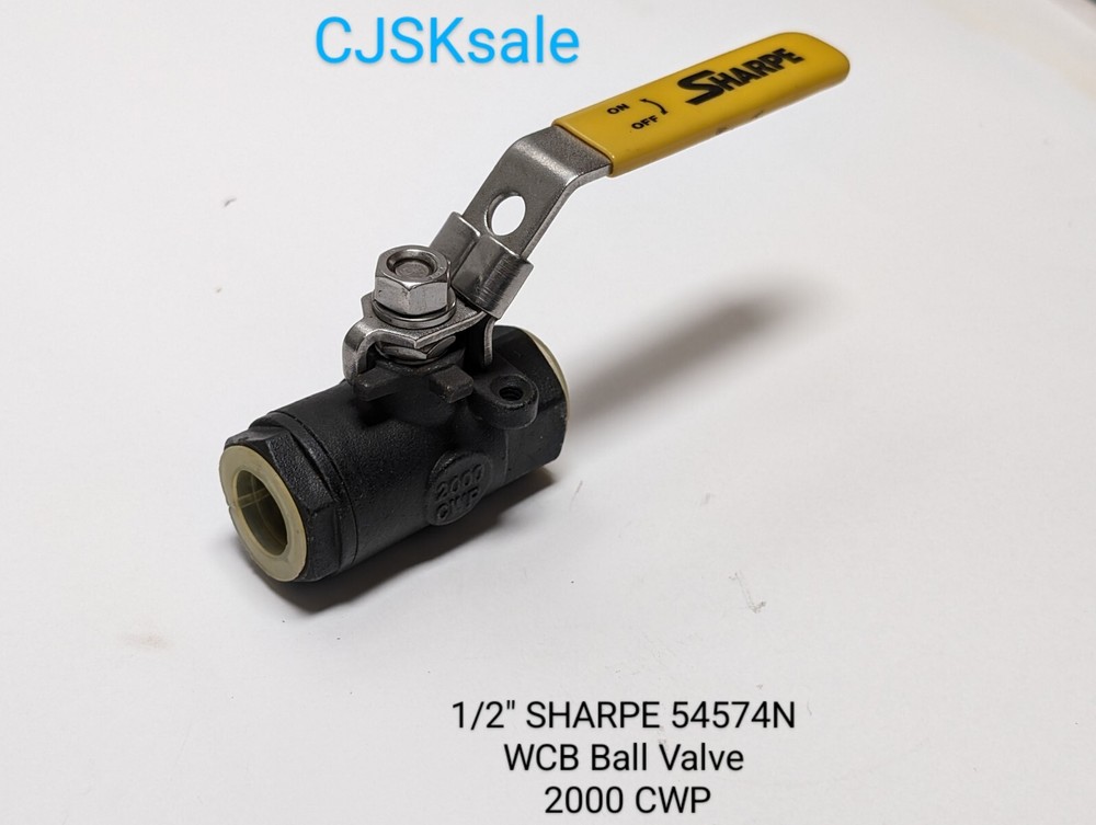 1/2" SHARPE 54574N WCB Ball Valve 2000 CWP (NEW).