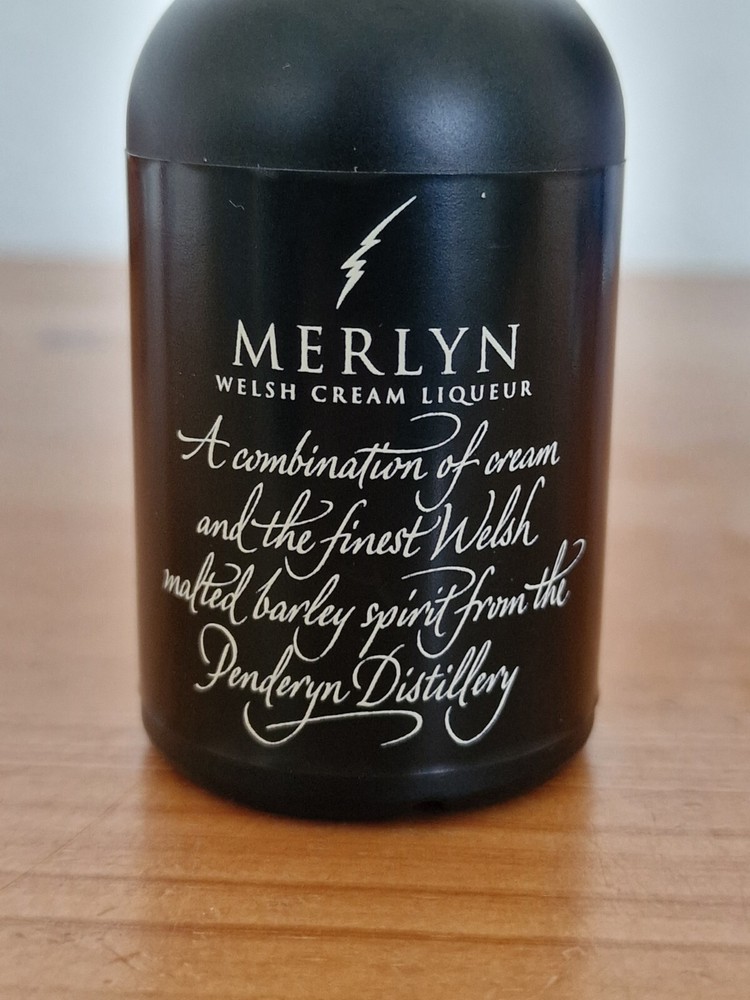 Empty Merlyn Welsh Cream 5cl Liqueur Bottle