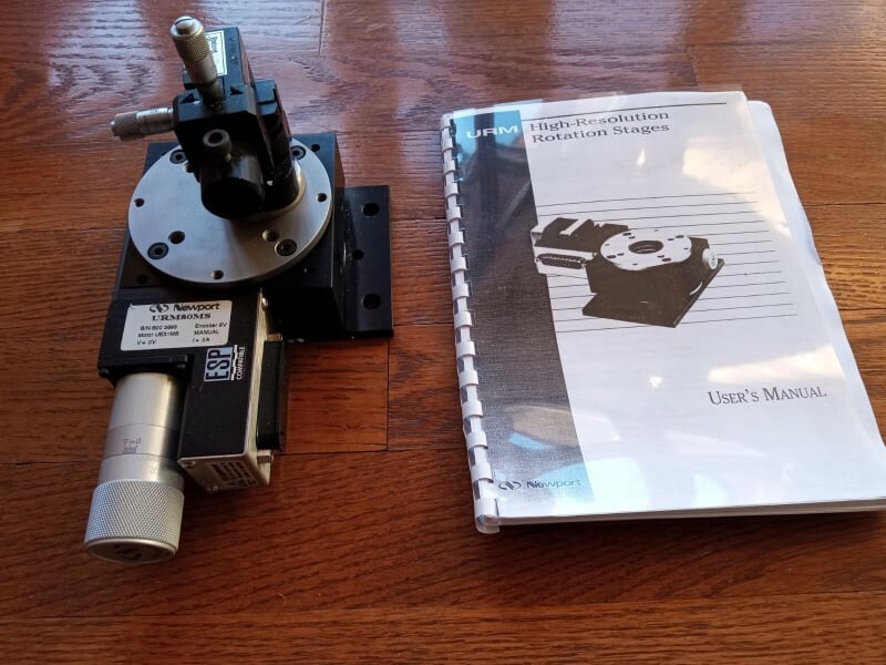 NEWPORT URM80MS Rotation Stage EXCELLENT CONDITION AS IS NO RETURNS