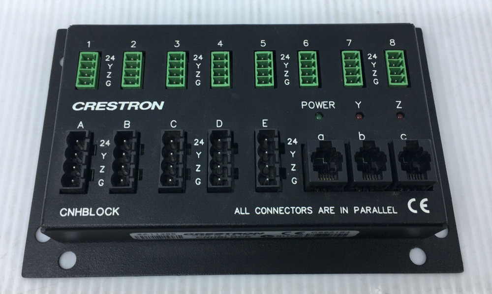 Crestron CNHBLOCK Rack-mountable Multi-type Cresnet Distribution Block