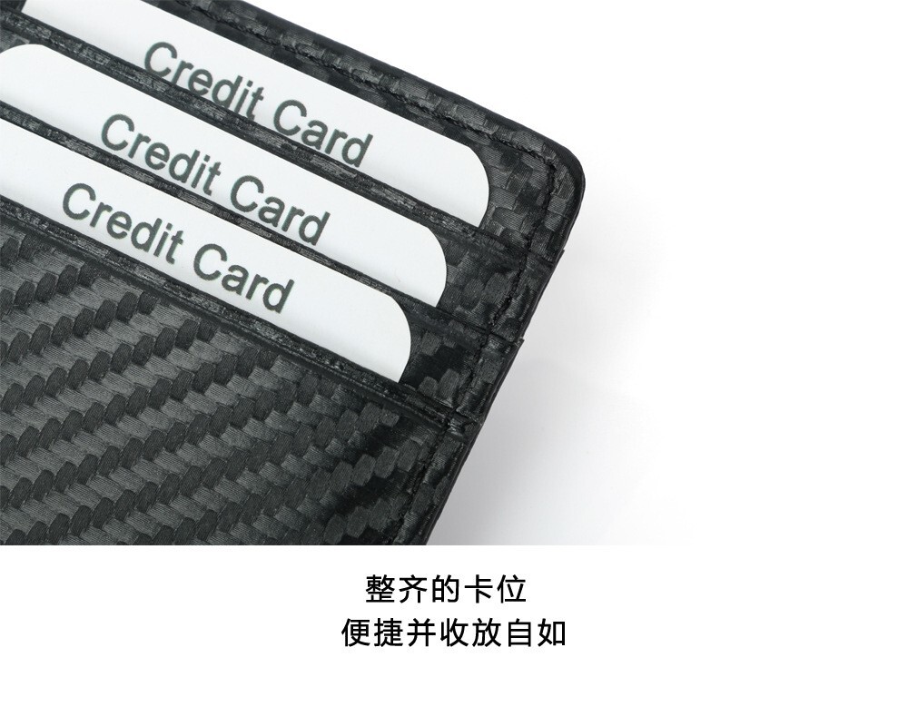 Slim Minimalist Card Holder Front Pocket RFID Blocking Leather Wallet for Men