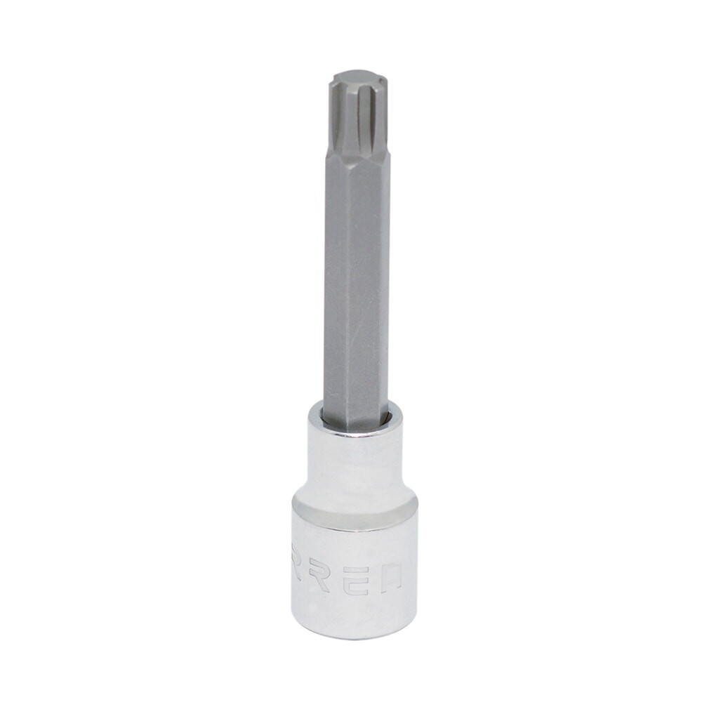URREA 5443-9M 1/2" Drive Chrome Long Ribe Bit Socket M9