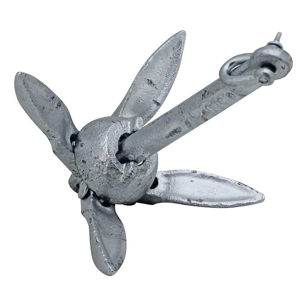 3006.6542 BoatTector Galvanized Folding Anchor - 1.5 lbs.