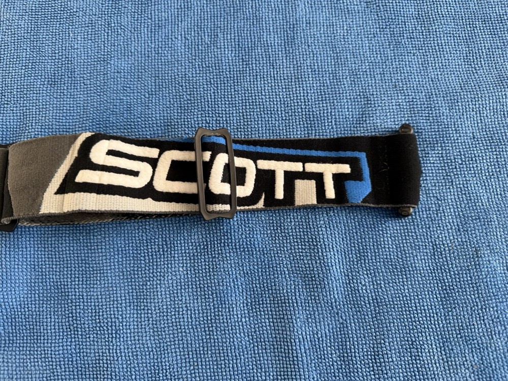 SCOTT PAINTBALL Goggle Strap - BLUE/BLACK/WHITE/GREY