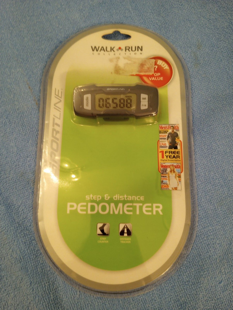 NEW Step & Distance Pedometer Sportline Walk & Run Collection