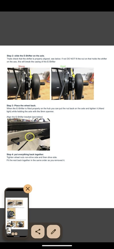 Vanmoof E-Shifter for S3 & X3 (Please Read Description)